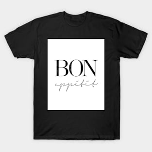 Quote print, Bon appetit, Scandinavian print, Scandinavian, Trendy print, Styled, Scandinavian art, Modern art, Wall art, Print, Minimalistic, Modern T-Shirt